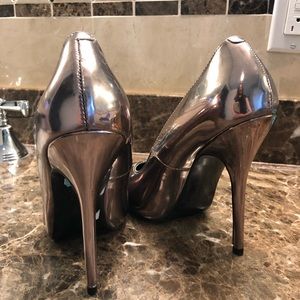 Steve Madden Shoes - Silver Heels Steve Madden Shoes - Silver Heels